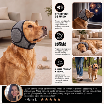 Rincón Peludo® | Protector Acústico Antiestrés para Perros